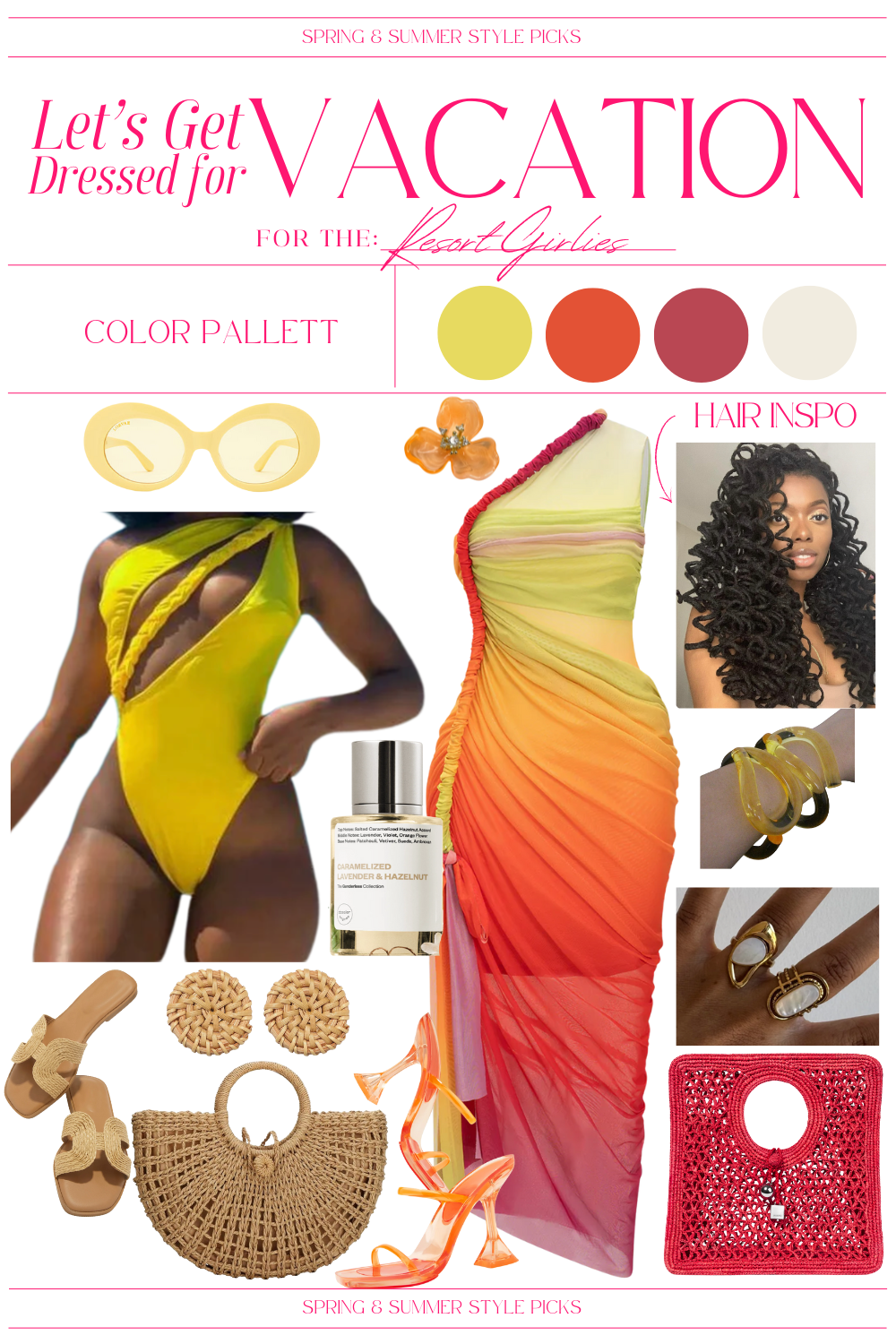 Tropical Vacation outfit for Black Women | summer fashion inspo