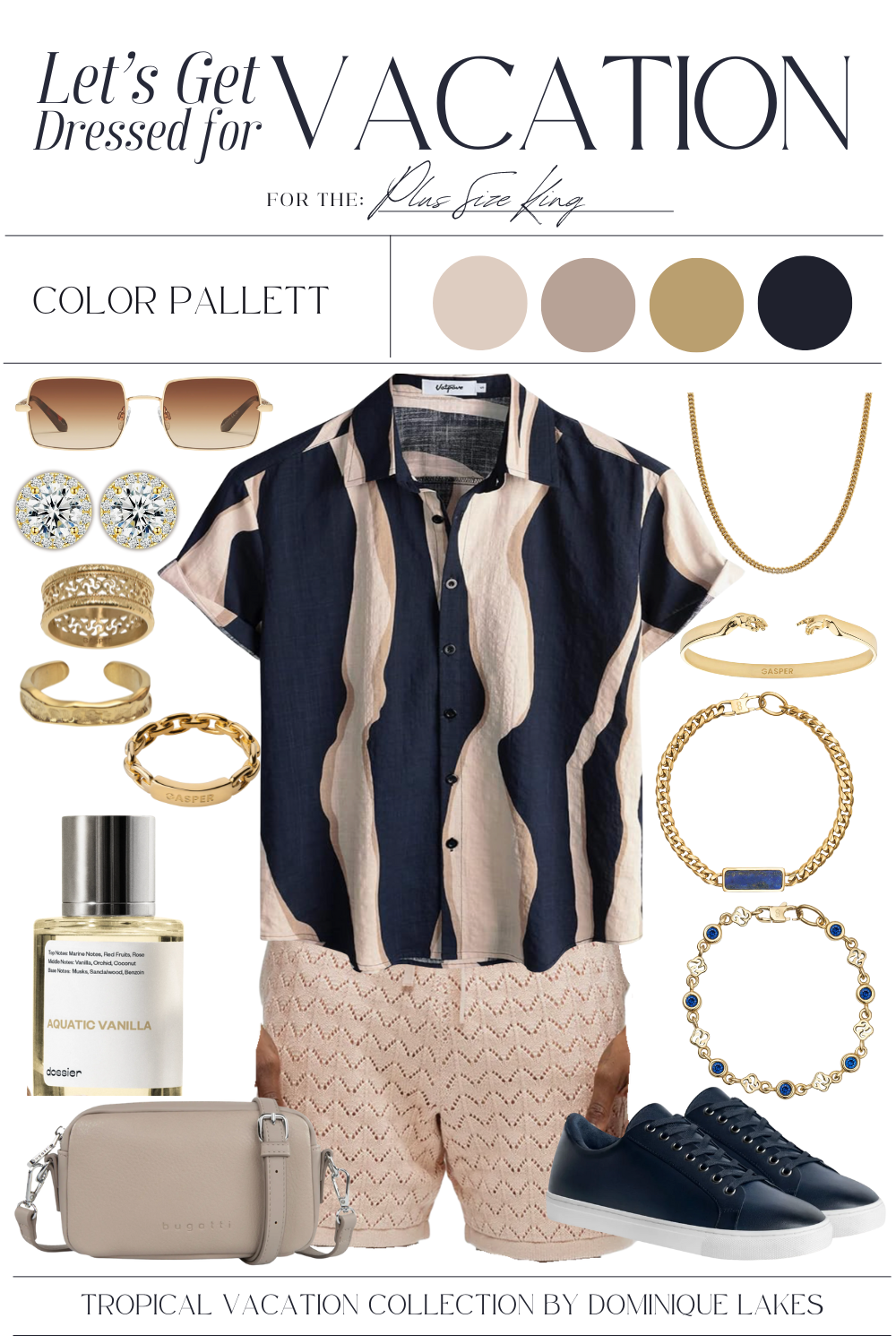 Plus Size King Vacation Outfit | Resort Wear | Beach Wear