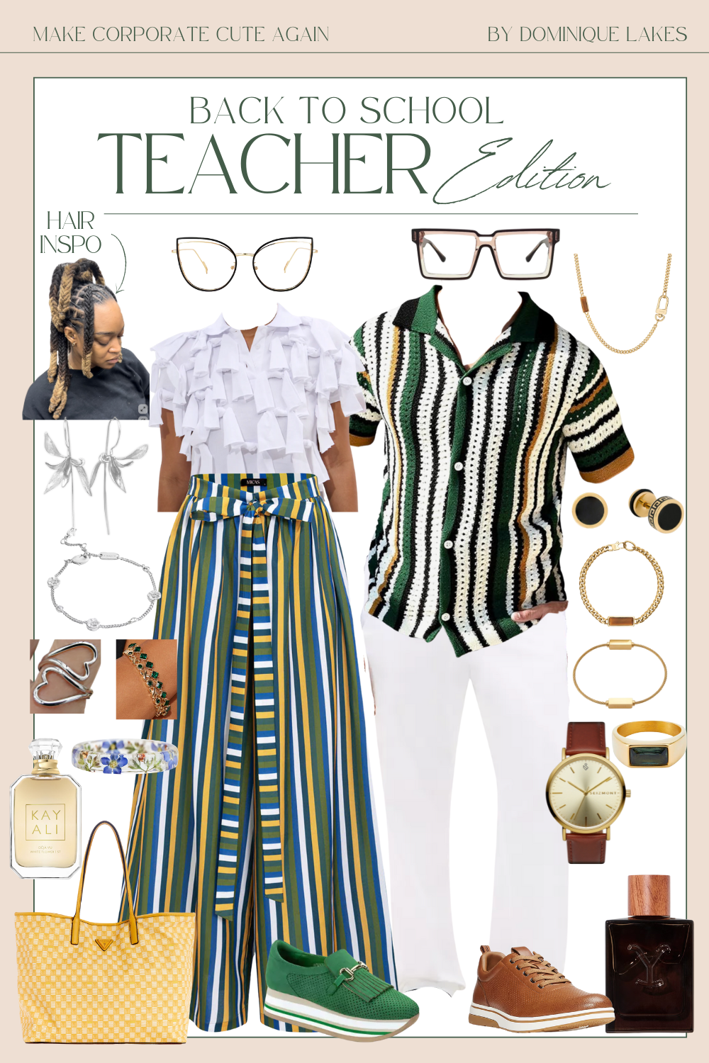 Let's Go Back to School | Couples Teacher Outfits | Fall Fashion