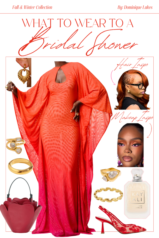 Bridal Shower Guest Outfit Black Women | Dramatic Outfit Inspo Midsize Women