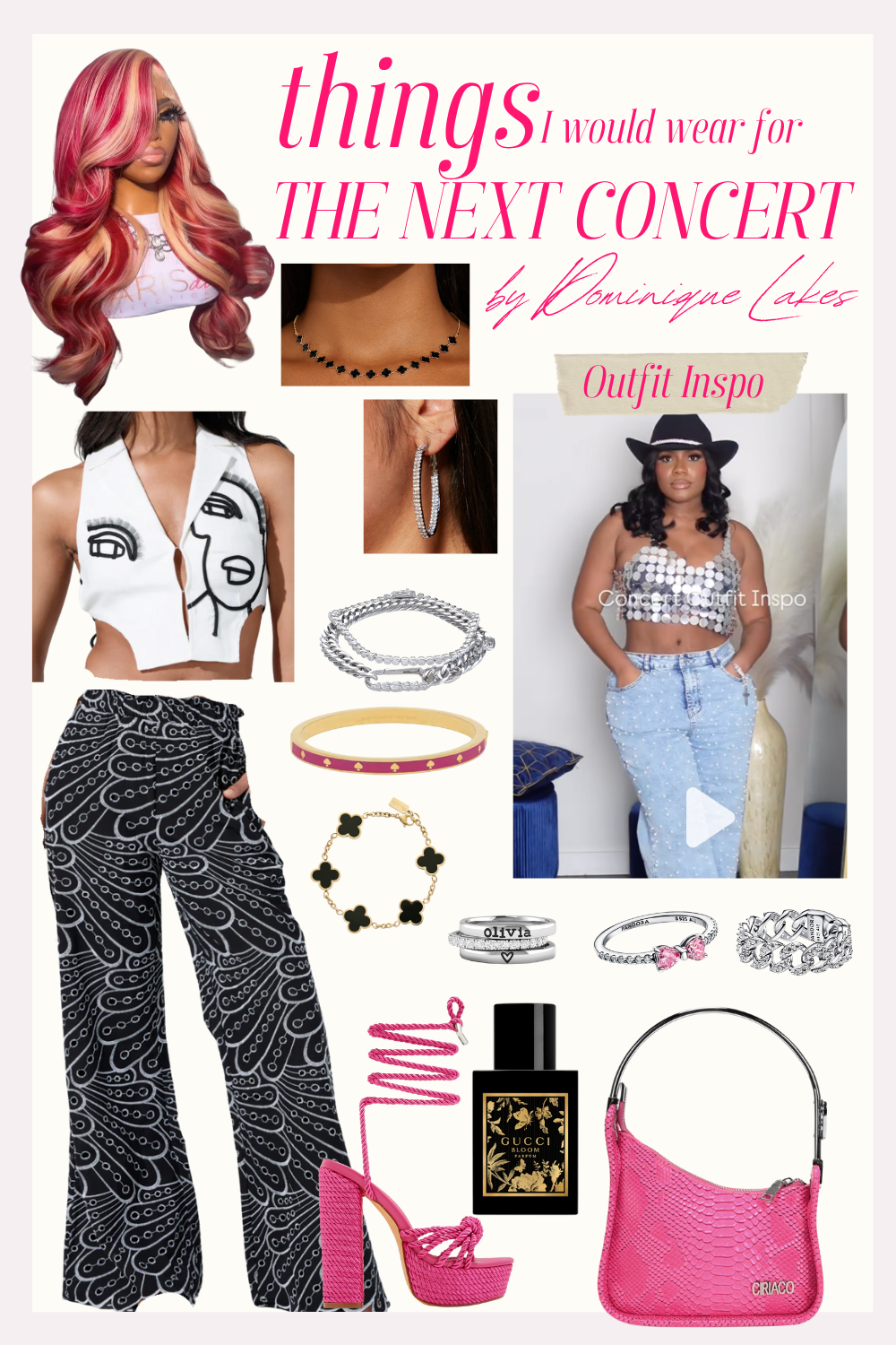 Bold Fit with Pink Prints Stylebook