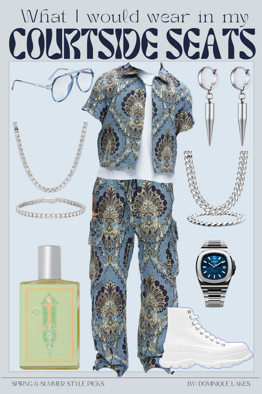 Courtside Outfit for Black Men | Casual Outfit | Chris Brown Concert